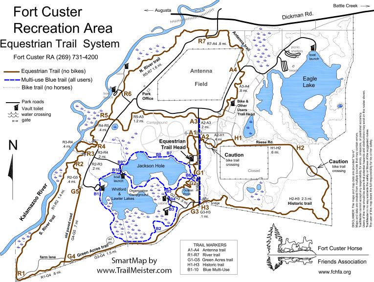 Fort custer bike trails outlet