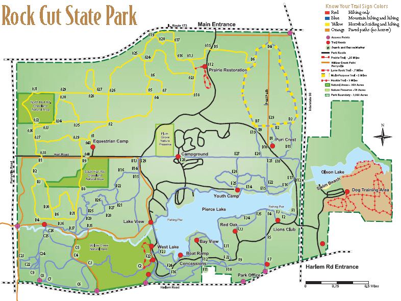 Rock Cut State Park Map – Zip Code Map