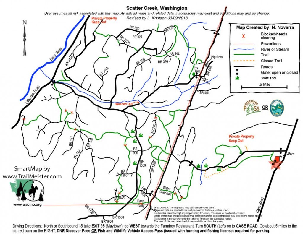 Scatter Creek Wildlife Area TrailMeister