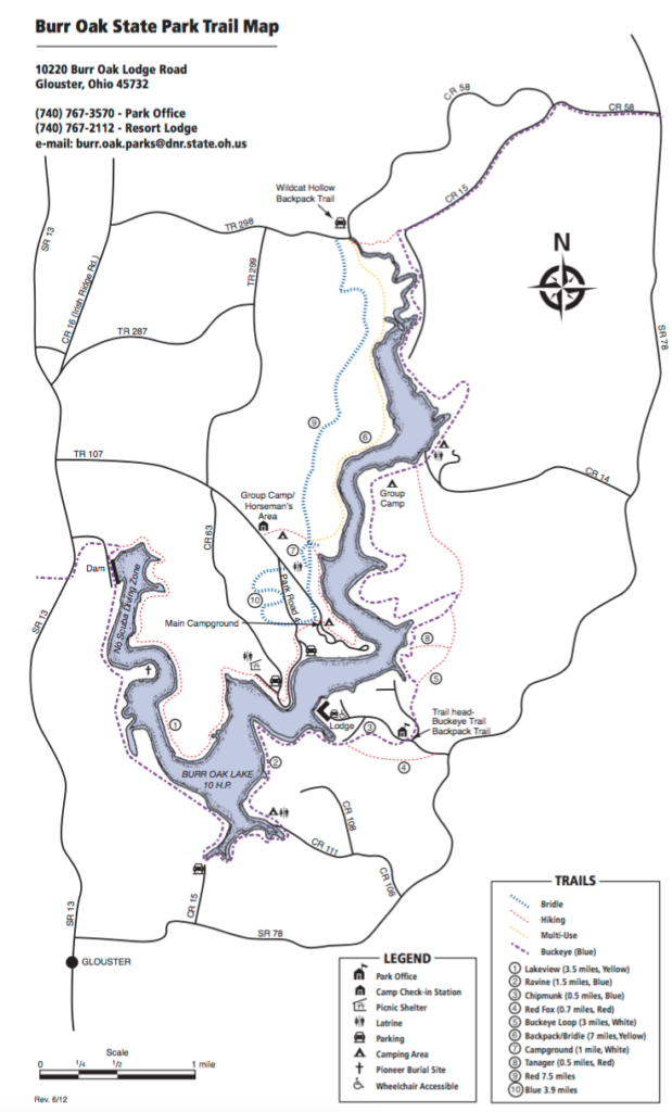 Burr Oak State Park - TrailMeister