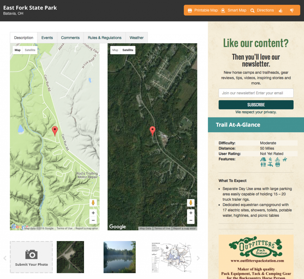 Tips for Fall Riding and East Fork State Park Trails TrailMeister