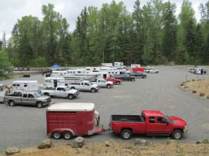 Horse trailer parking at Taylor - Photo by Olga D.