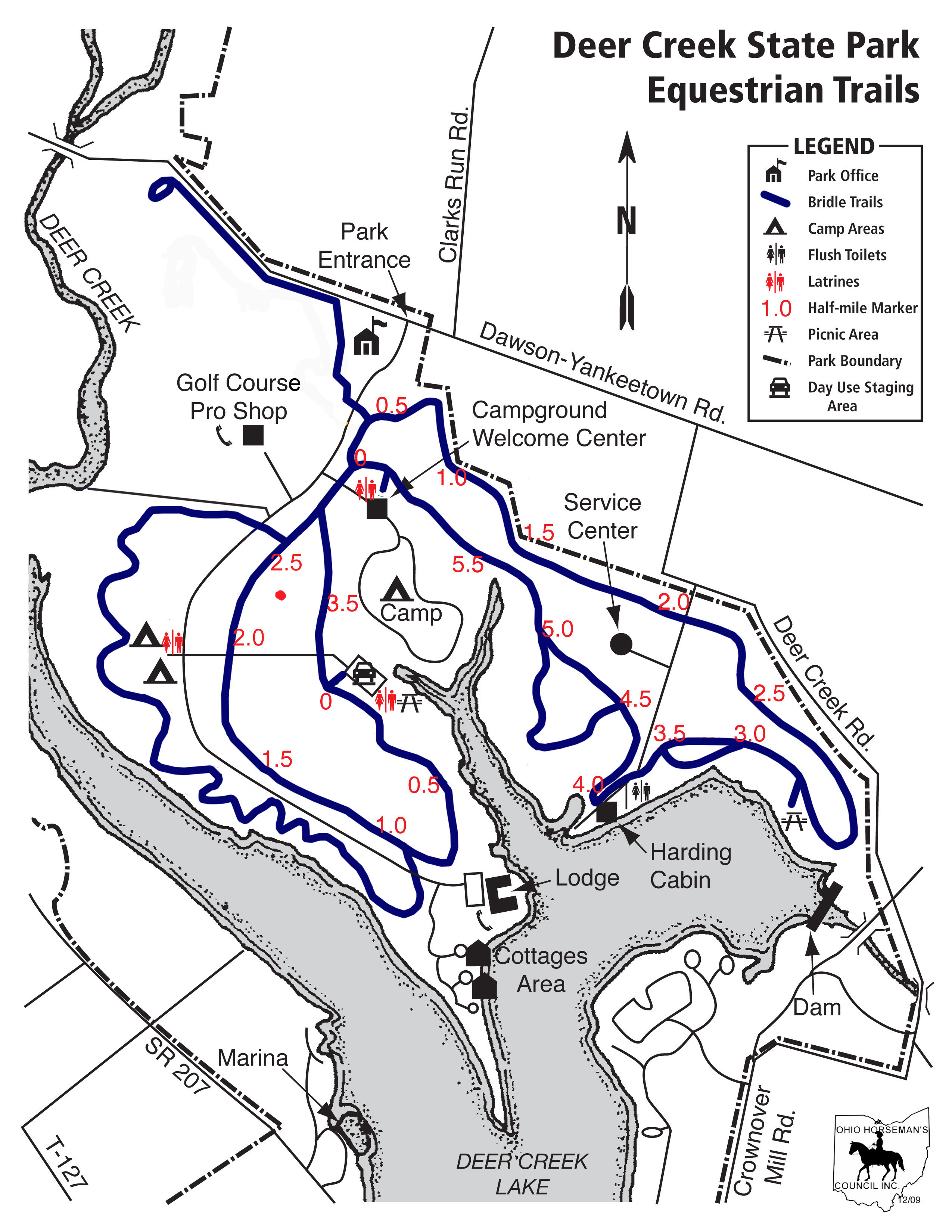 Map Of Ohio State Parks With Cabins