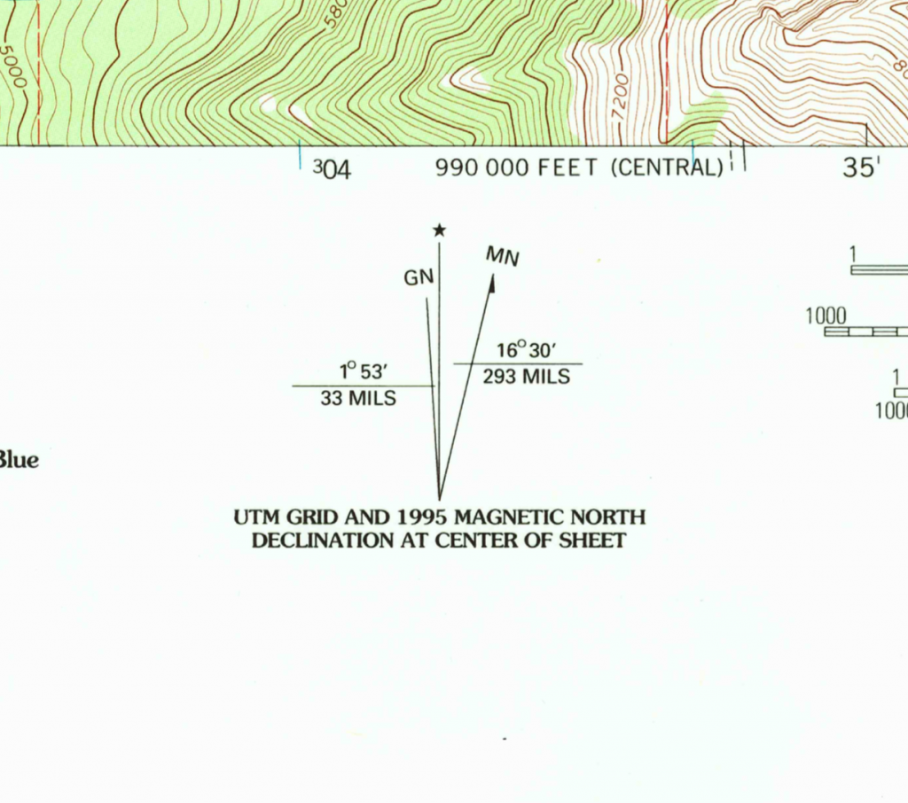 Map Declination Example Horsemen's Corral April 2017 - The Art of Map Reading - TrailMeister