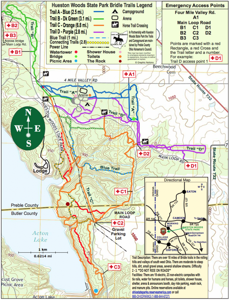 Hueston woods on sale mountain bike trails