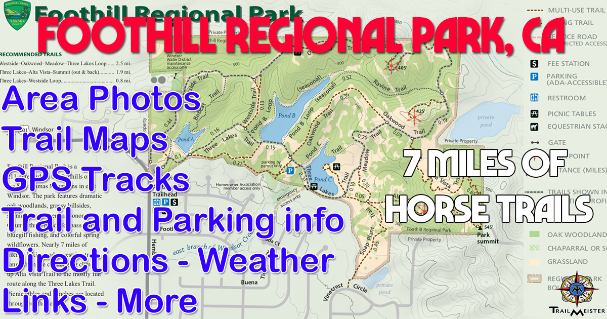 Foothill Regional Park - TrailMeister