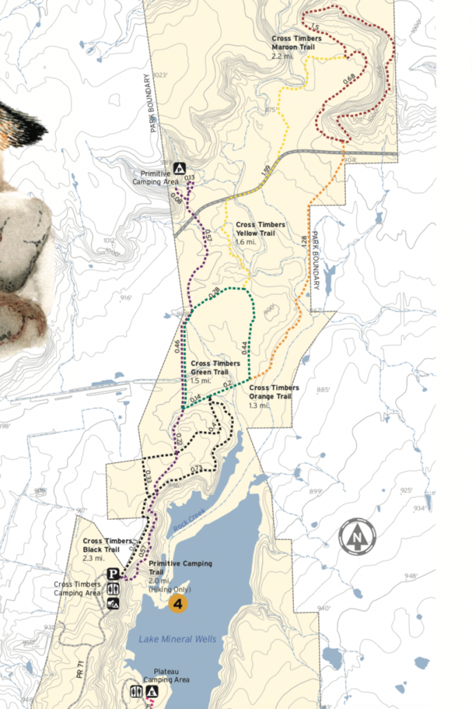 Mineral Wells State Park Map Maping Resources