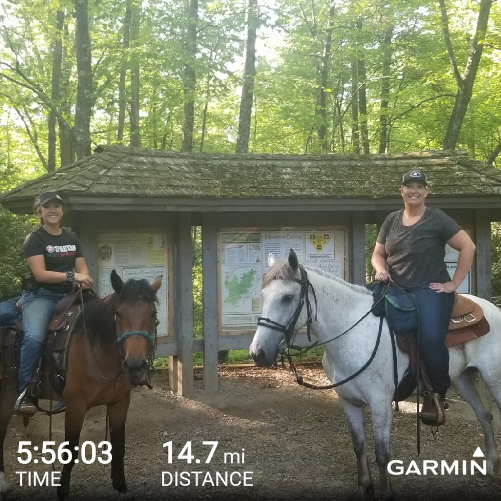 garmin connect horseback riding