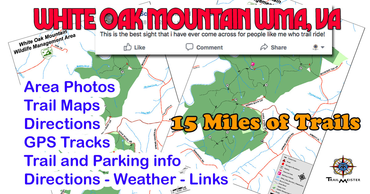 White Oak Mountain Wildlife Management Area TrailMeister