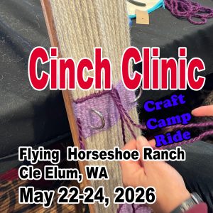 Camp and Cinch Craft Weekend Clinic - DEPOSIT - Flying Horseshoe Ranch, WA - May 22-24-2026